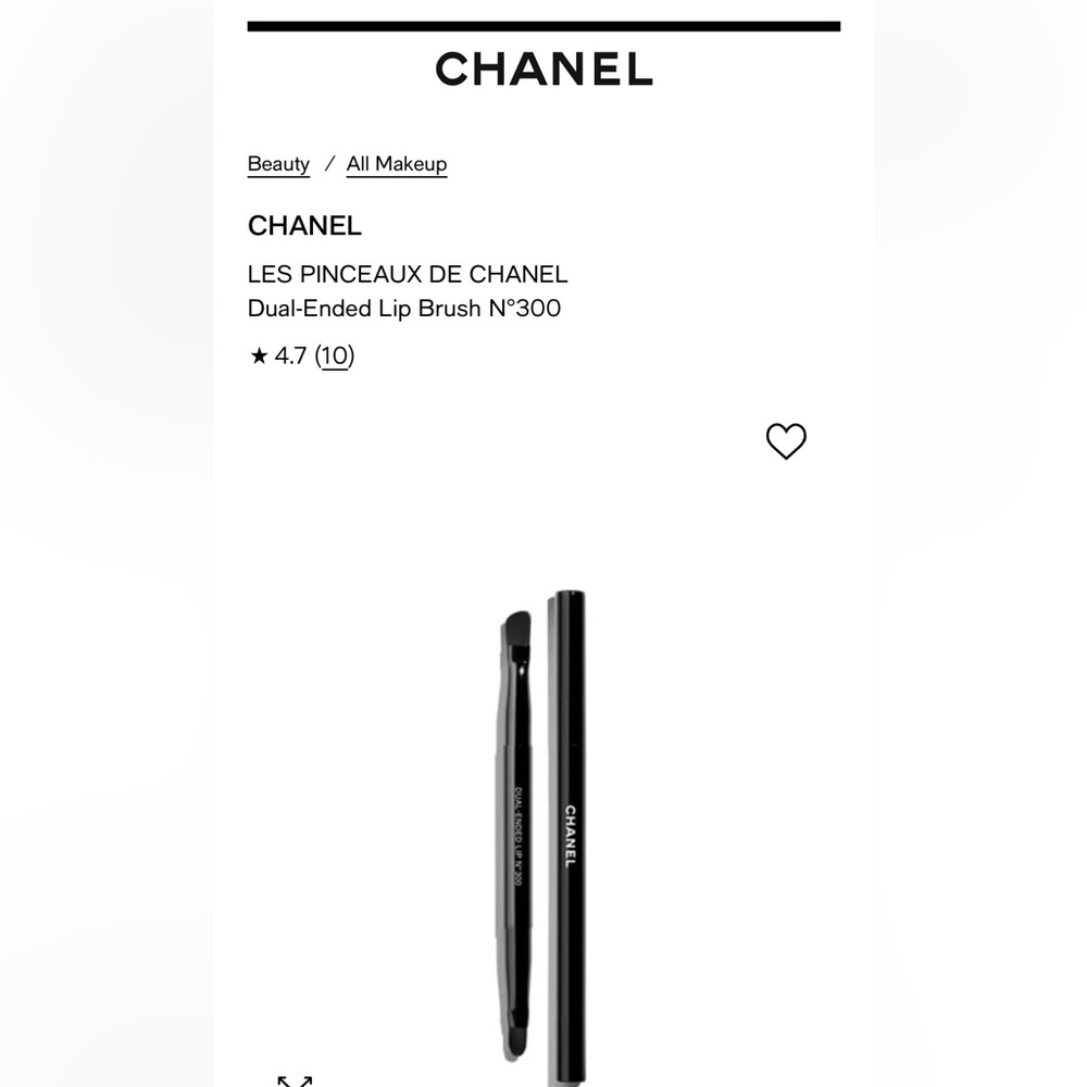 CHANEL LES PINCEAUX DE CHANEL Dual-Ended Lip Brush N°300. - Picture 4 of 5